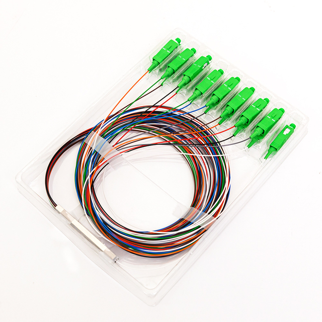 1X16 Blockless Mini 0.9mm Fiber Optic Splitter SC/APC