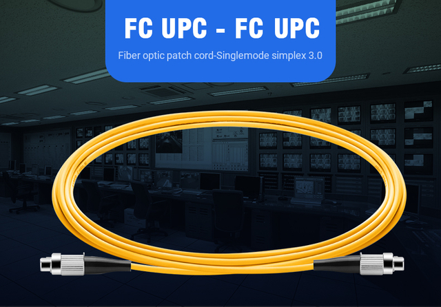 Gigabit Single Mode FC TO FC Fiber Optic Cable Patch Cords