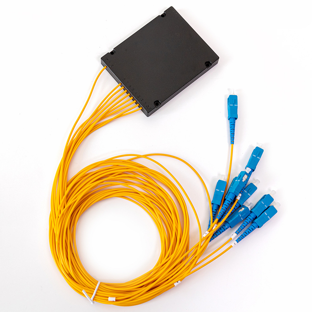 1X8 ABS BOX PLC Optical Fiber Splitter